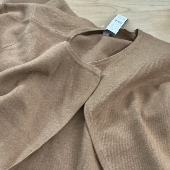 J. Crew Juliette collarless sweater-blazer Size M in heather khaki - Picture 8 of 8